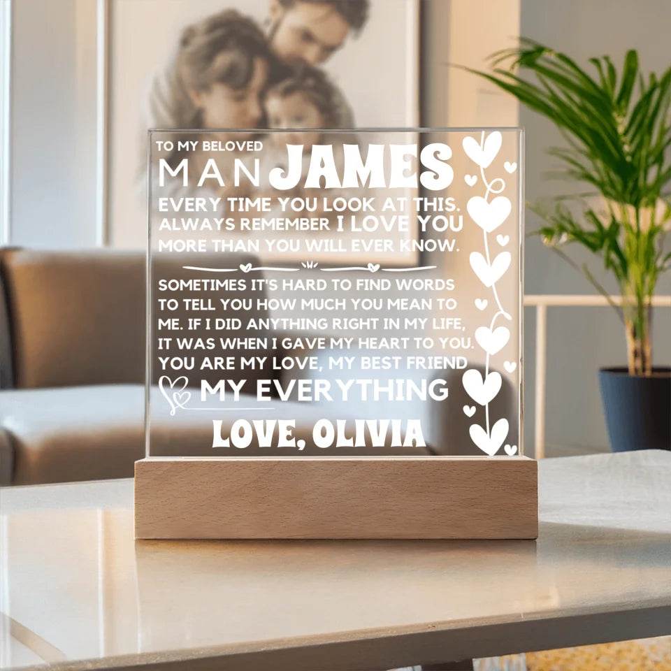 To My Man - My Everything - Shared Gifts