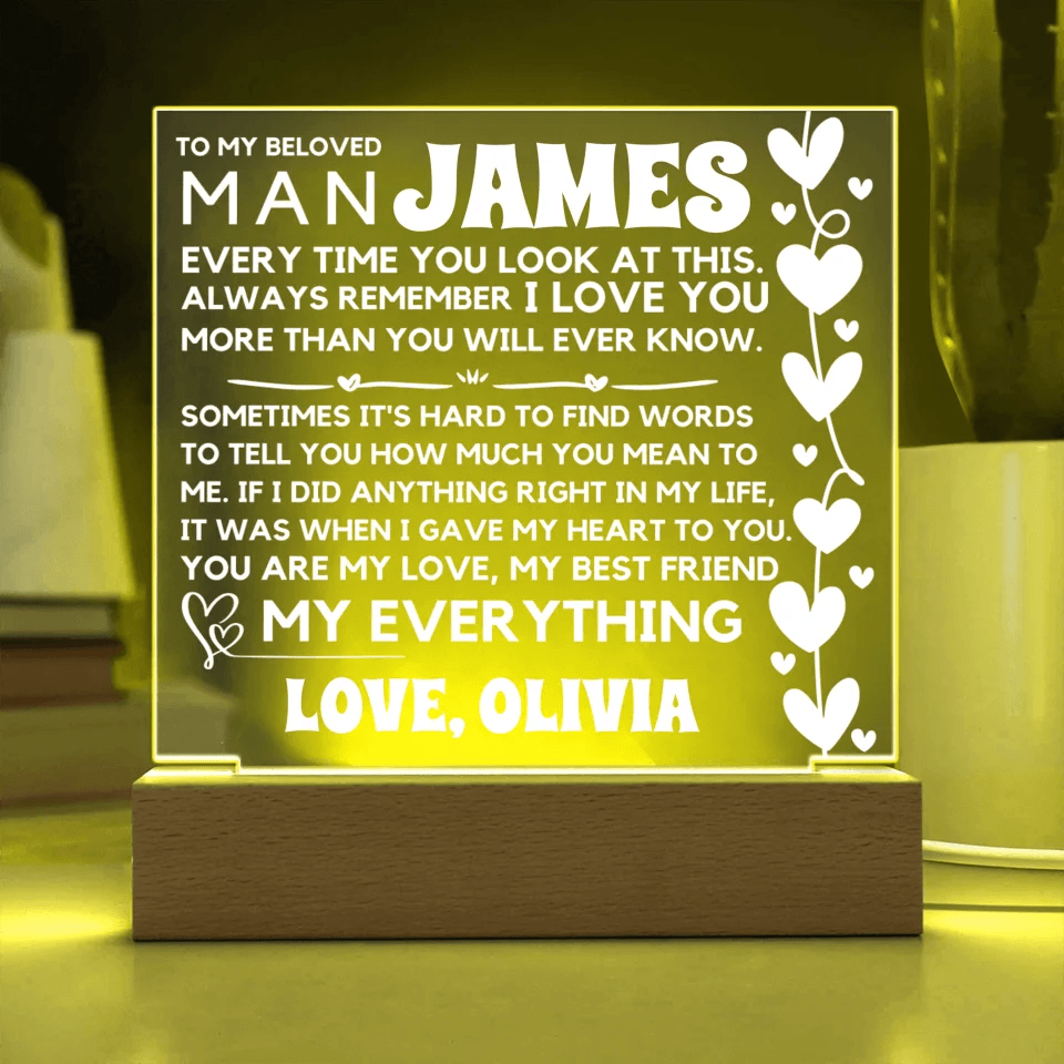 To My Man - My Everything - Shared Gifts