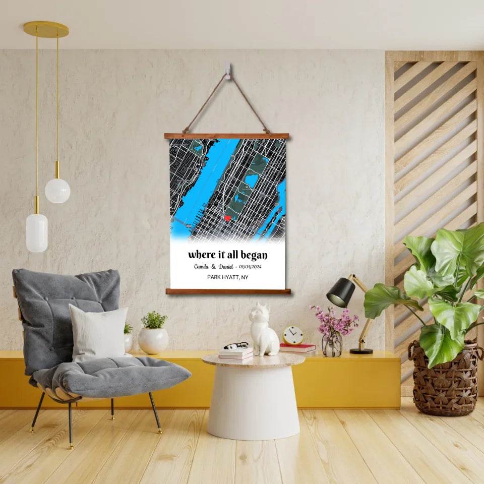 Custom Map - Where It All Began - Shared Gifts
