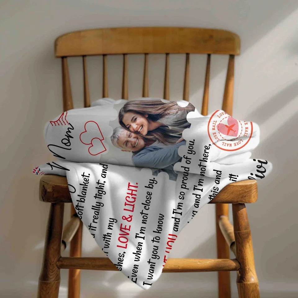 To My Mom Blanket - With My Wishes - Shared Gifts