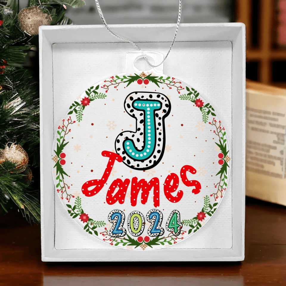 Trending Dalmaspot Font Christmas Ornament - Shared Gifts