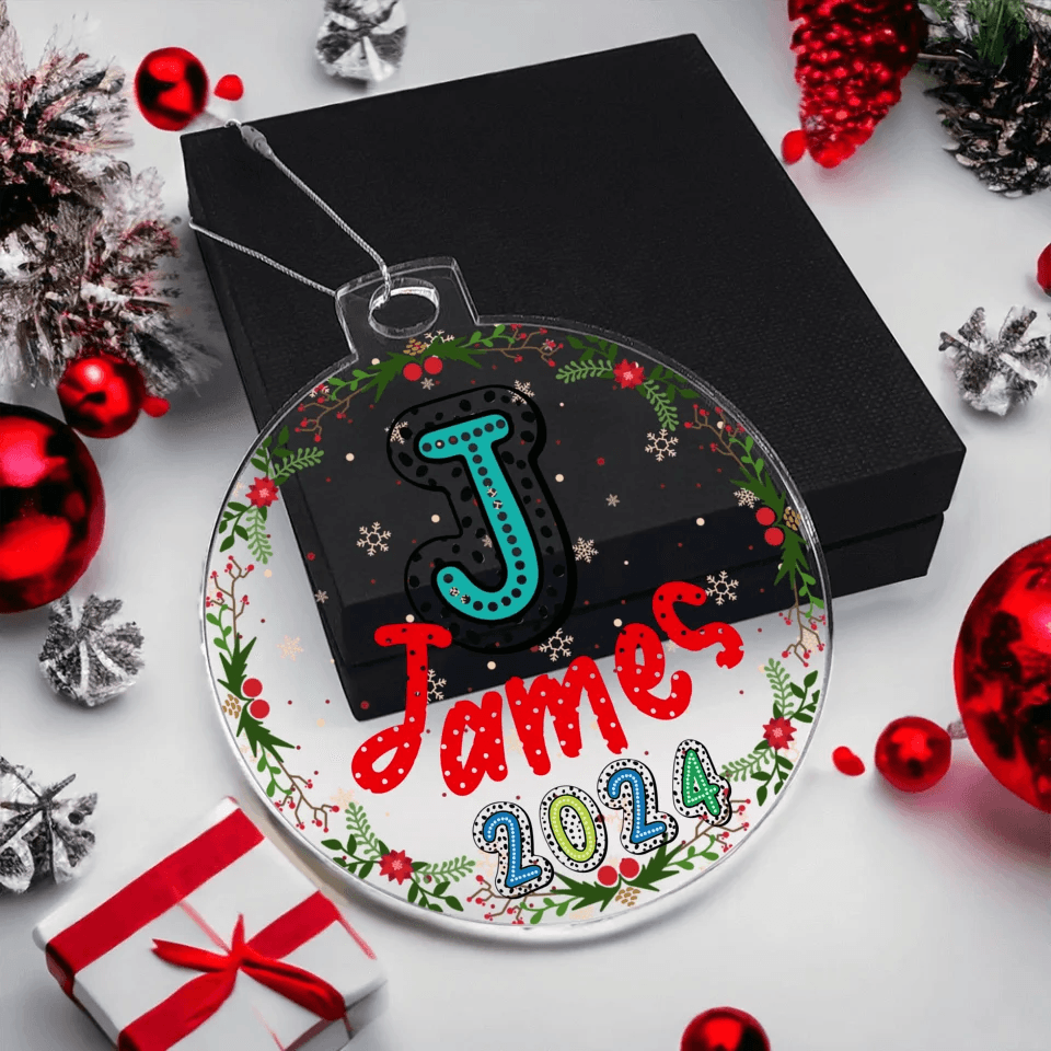 Trending Dalmaspot Font Christmas Ornament - Shared Gifts