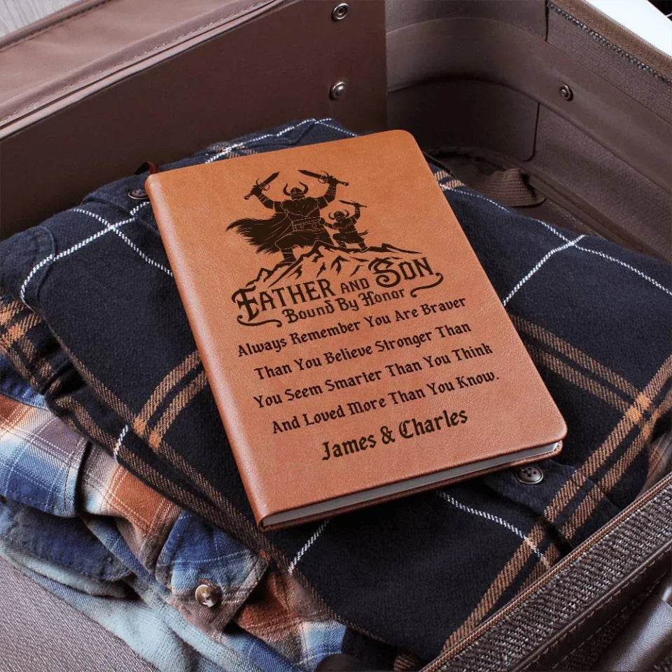 Premium Leather Journal - Father and Son Gift - Shared Gifts