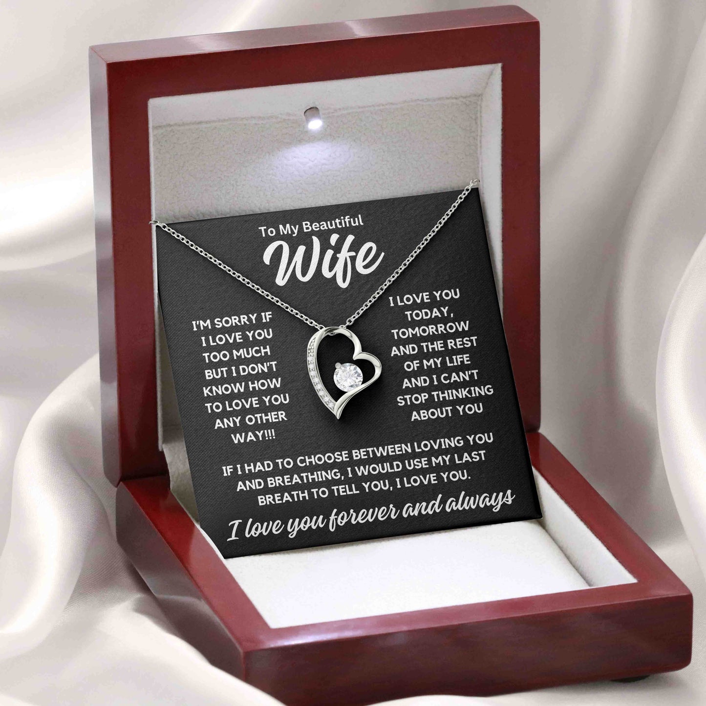 To My Wife - Choose Between Loving You - Shared Gifts
