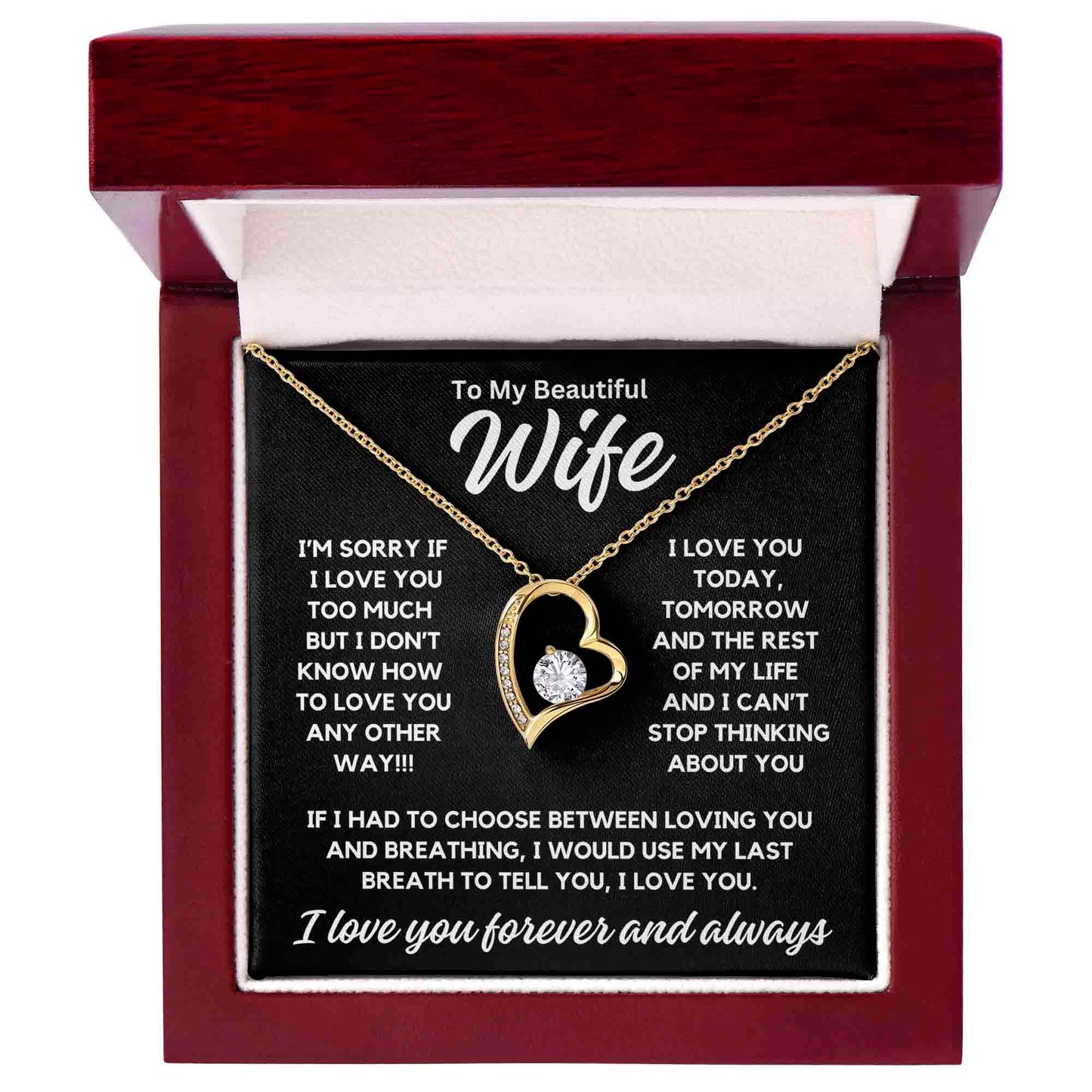 To My Wife - Choose Between Loving You - Shared Gifts