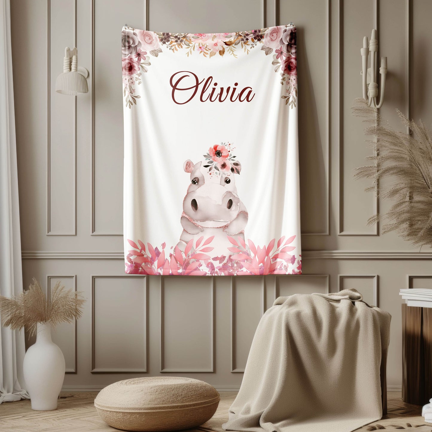 Pink Animal Mink Touch Fleece Blanket - Shared Gifts