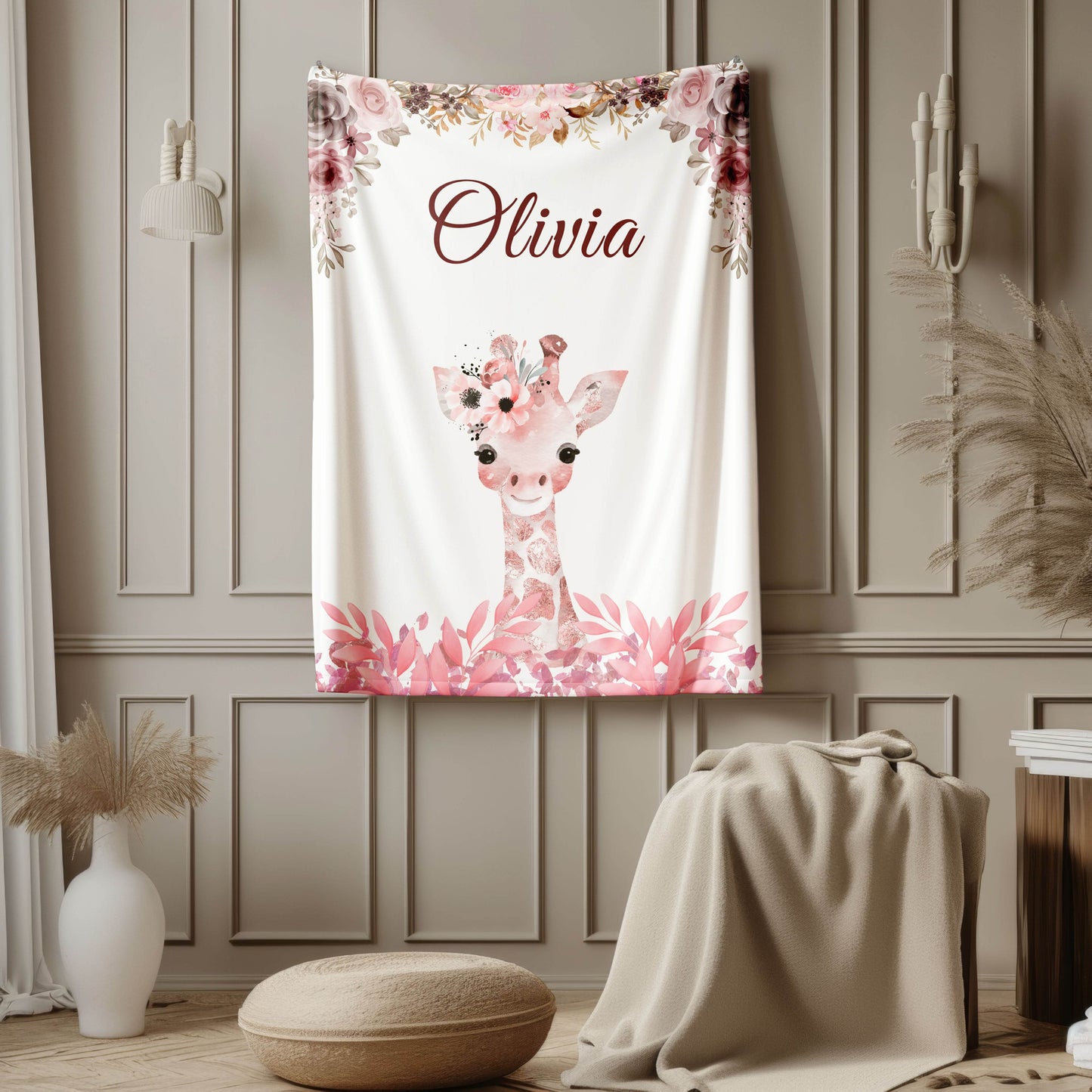 Pink Animal Mink Touch Fleece Blanket - Shared Gifts