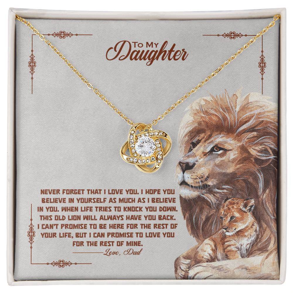 To My Beautiful Daughter, I Promise To Love You For The Rest Of My Life - Shared Gifts