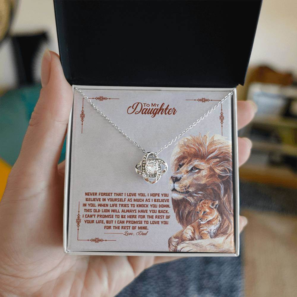 To My Beautiful Daughter, I Promise To Love You For The Rest Of My Life - Shared Gifts