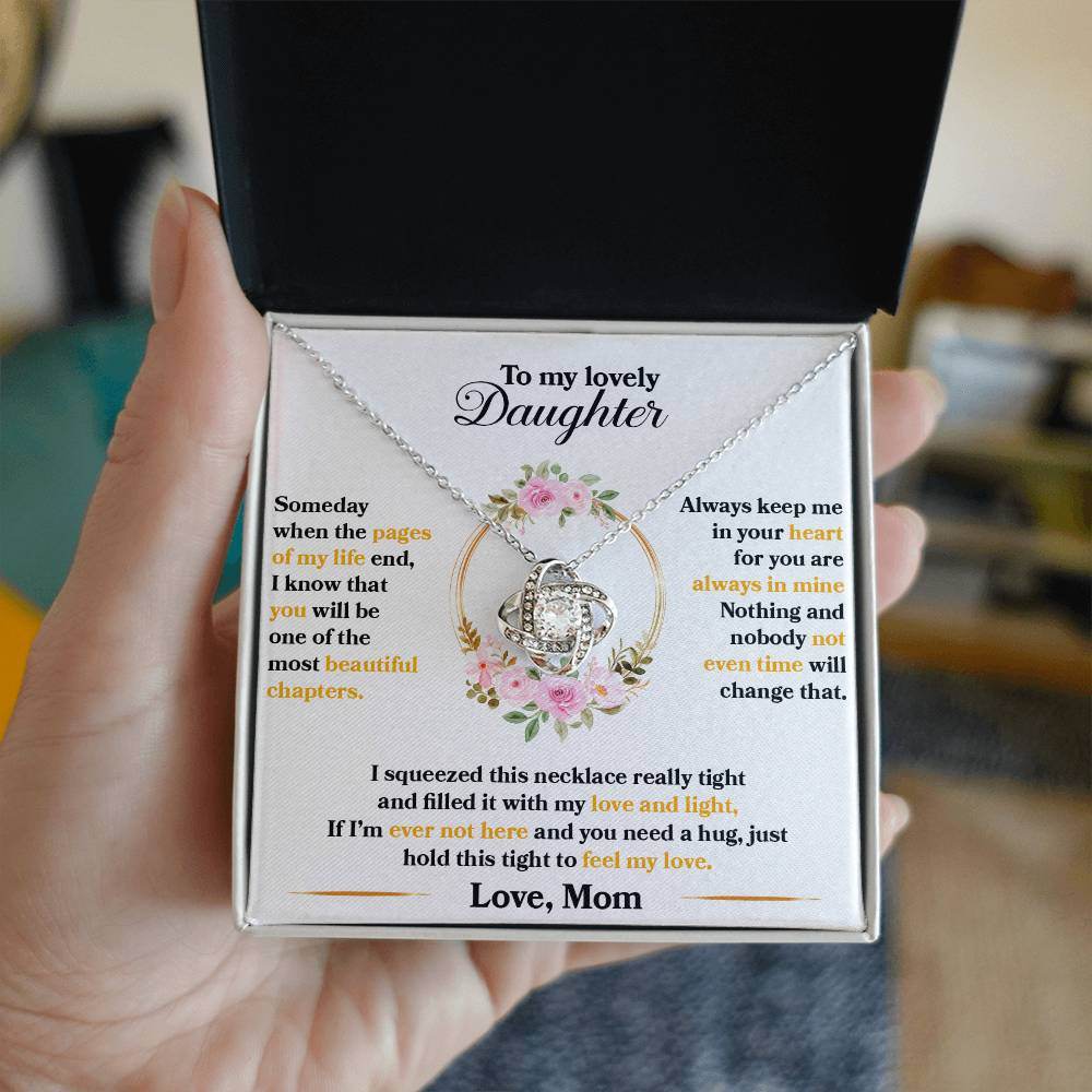 To My Lovely Daughter, Hold This Tight To Feel My Love - Shared Gifts