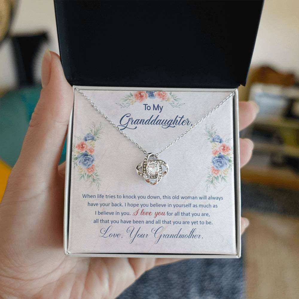 To My Granddaughter, This Old Woman Will Always Have Your Back - Shared Gifts