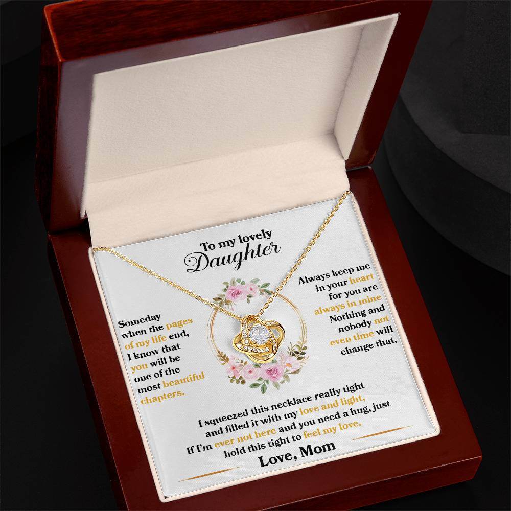 To My Lovely Daughter, Hold This Tight To Feel My Love - Shared Gifts