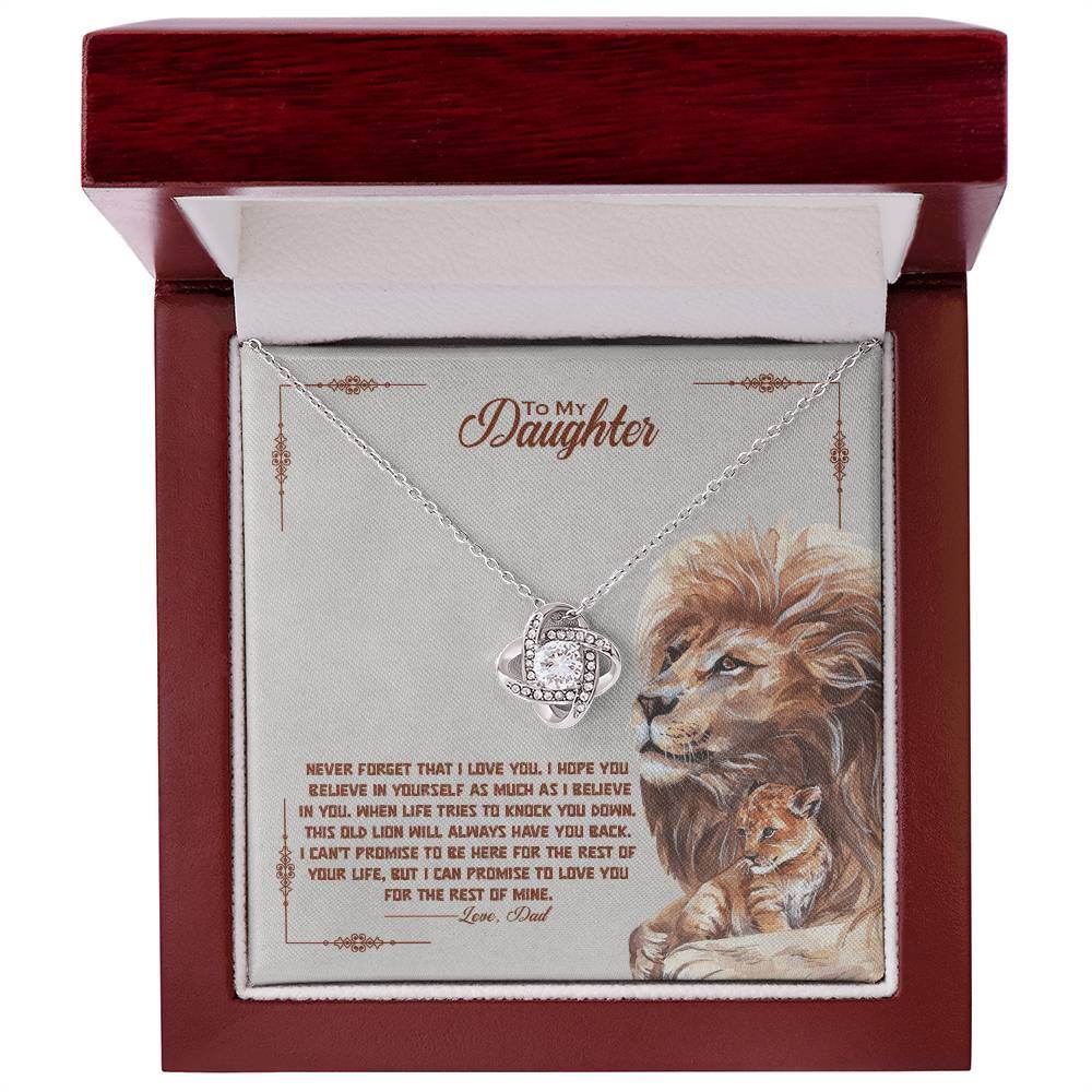 To My Beautiful Daughter, I Promise To Love You For The Rest Of My Life - Shared Gifts
