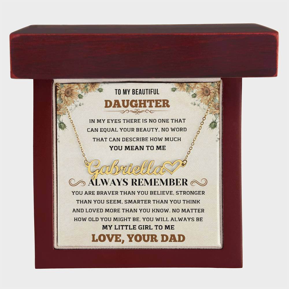 To My Daughter - My Little Girl To Me - Shared Gifts