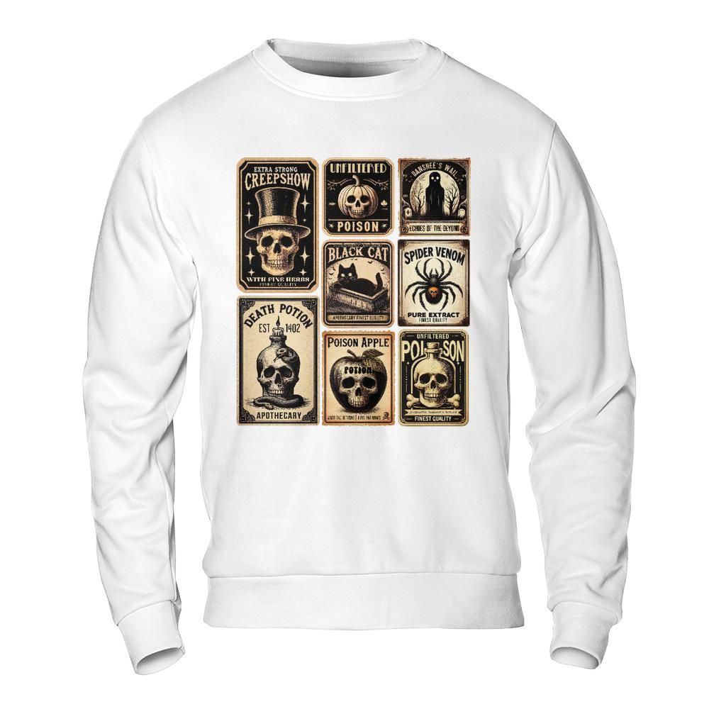 Vintage Halloween Potion Unisex Sweatshirt