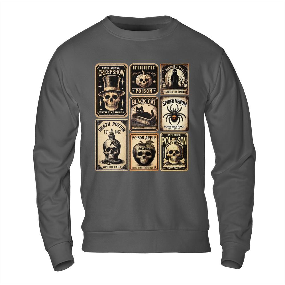 Vintage Halloween Potion Unisex Sweatshirt