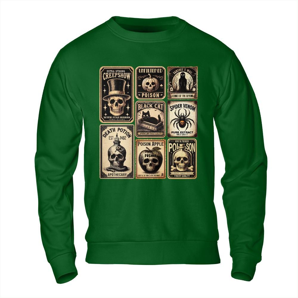 Vintage Halloween Potion Unisex Sweatshirt