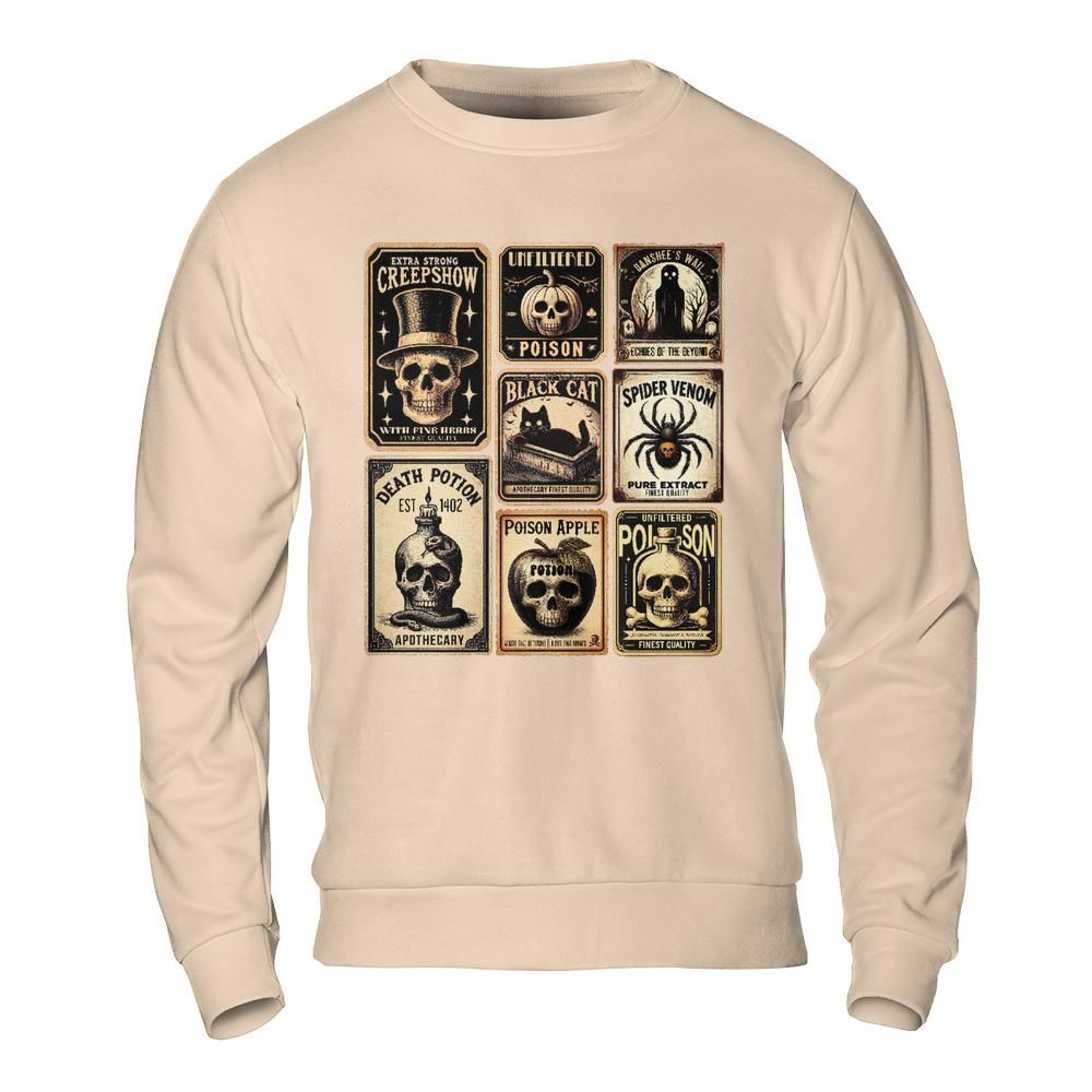 Vintage Halloween Potion Unisex Sweatshirt