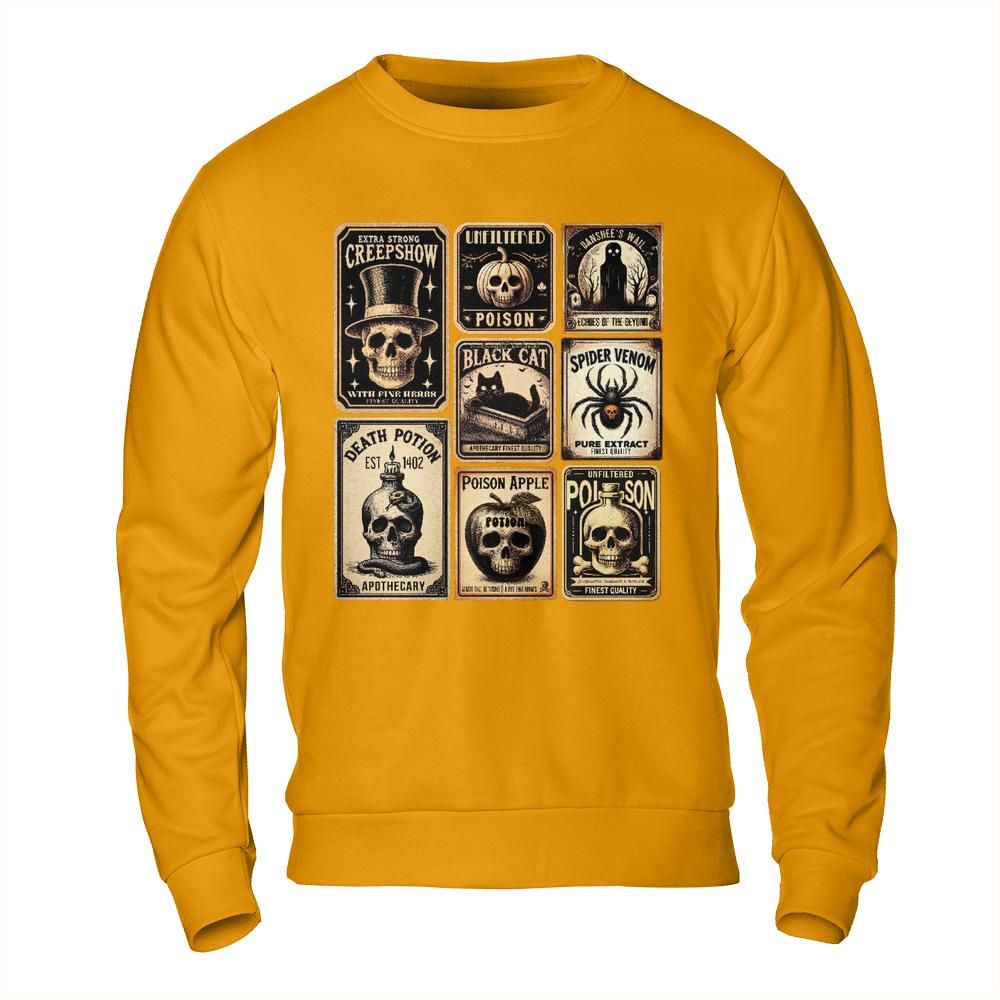 Vintage Halloween Potion Unisex Sweatshirt