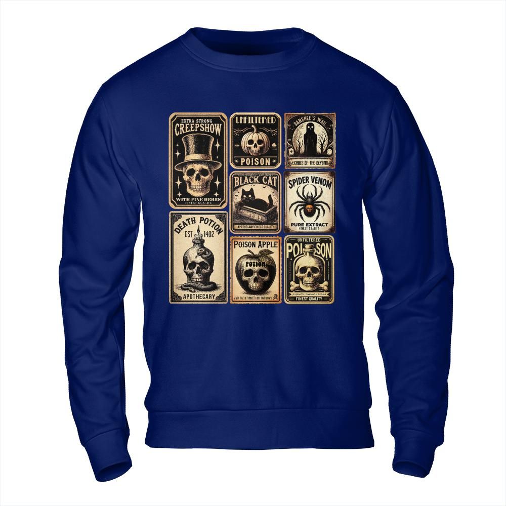 Vintage Halloween Potion Unisex Sweatshirt