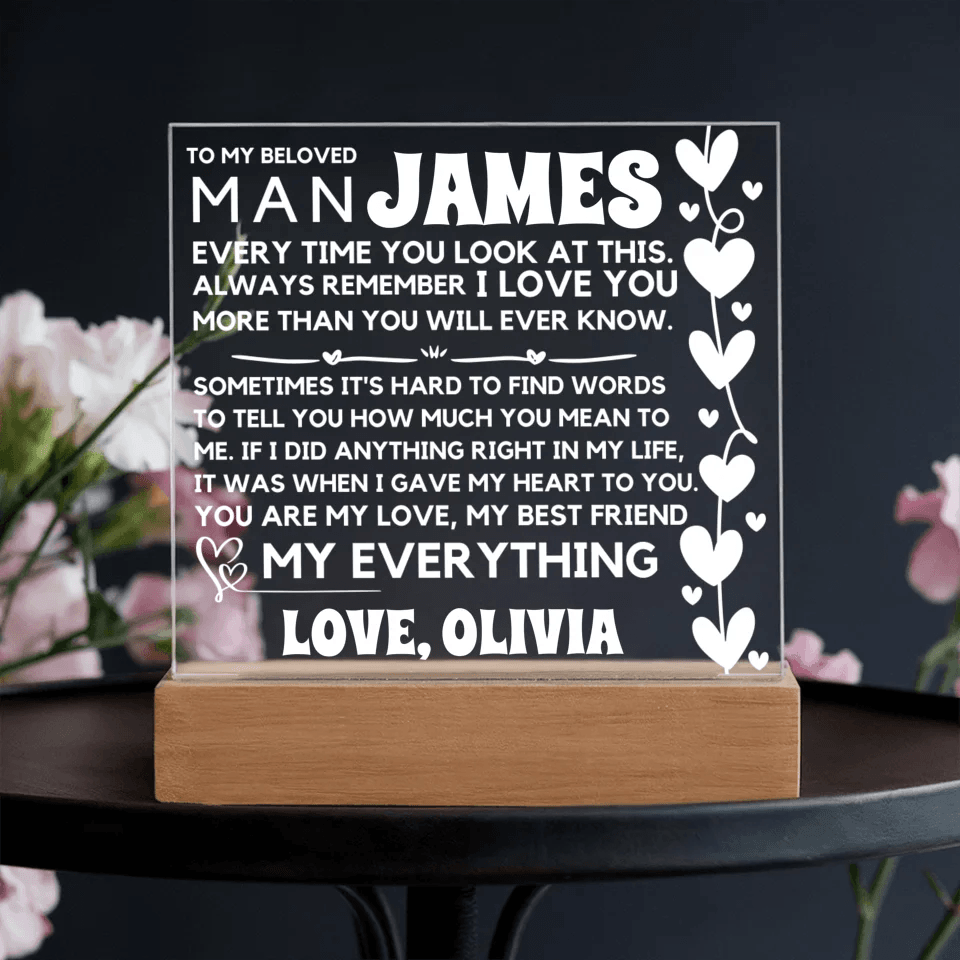 To My Man - My Everything - Shared Gifts