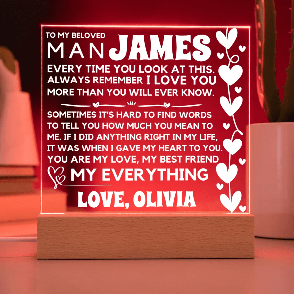 To My Man - My Everything - Shared Gifts