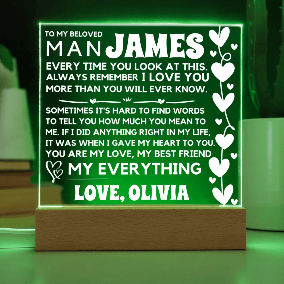 To My Man - My Everything - Shared Gifts