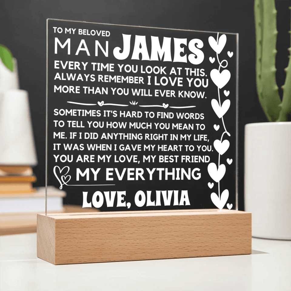 To My Man - My Everything - Shared Gifts