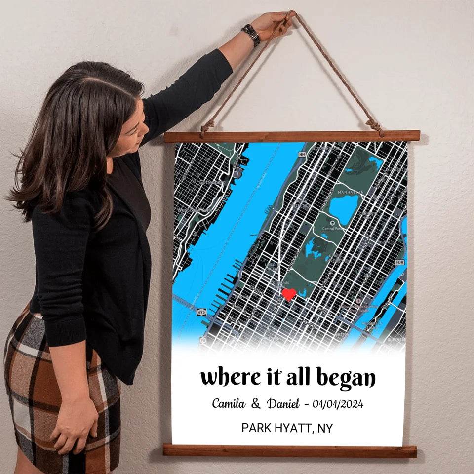 Custom Map - Where It All Began - Shared Gifts