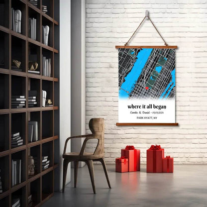 Custom Map - Where It All Began - Shared Gifts