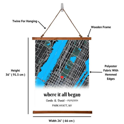 Custom Map - Where It All Began - Shared Gifts