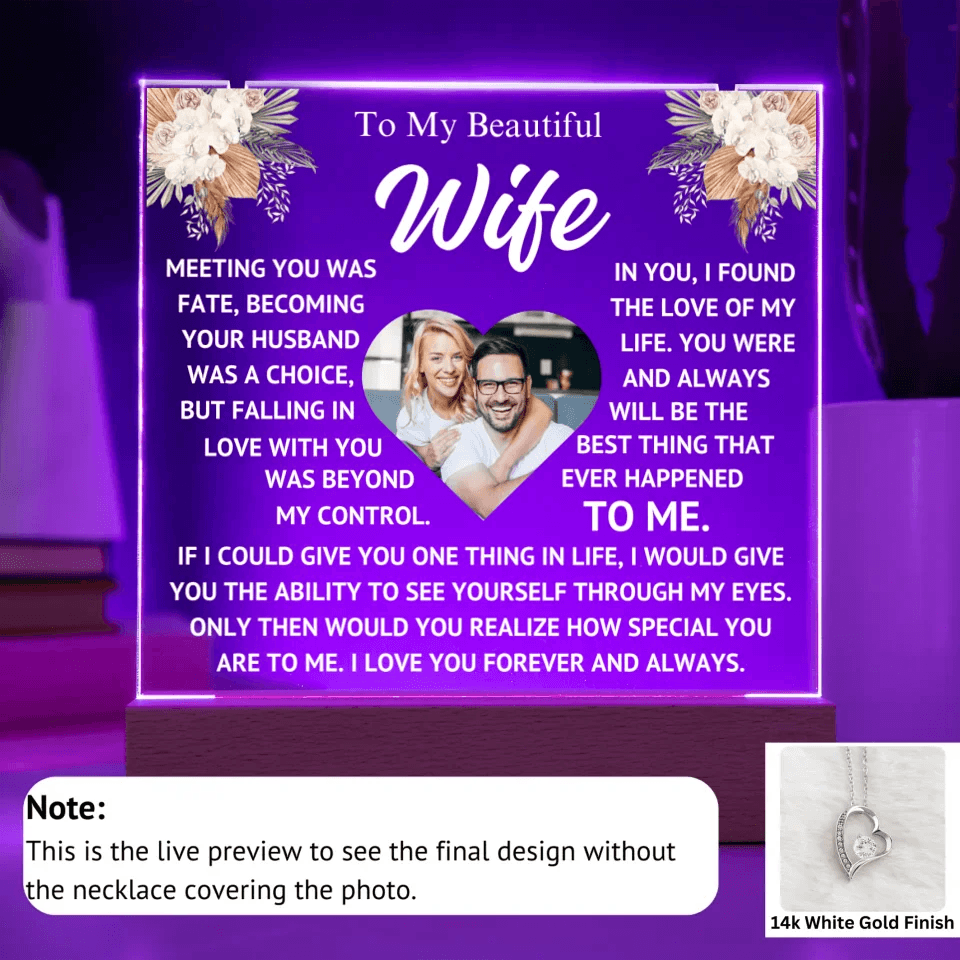 To My Wife - Through My Eyes - Shared Gifts