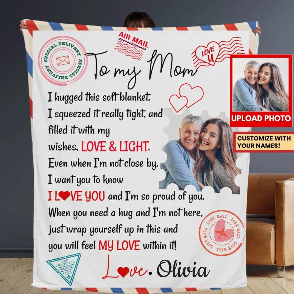 To My Mom Blanket - With My Wishes - Shared Gifts
