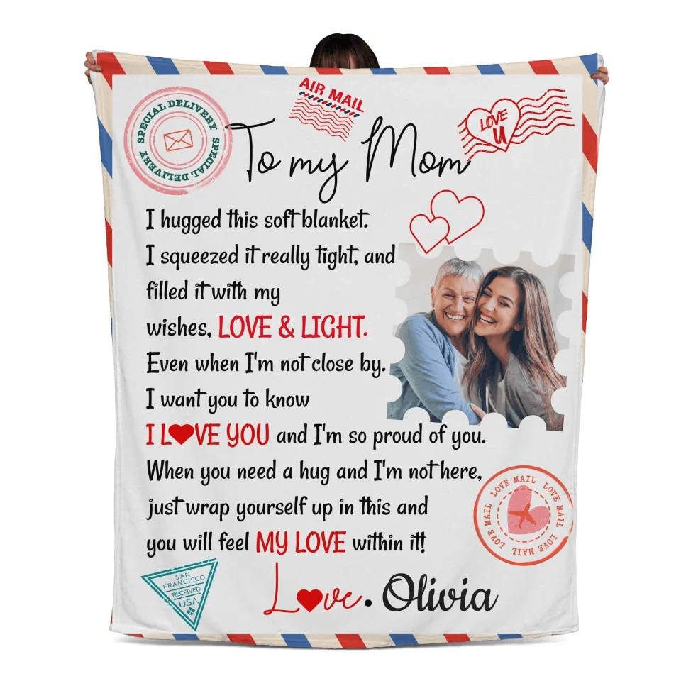 To My Mom Blanket - With My Wishes - Shared Gifts