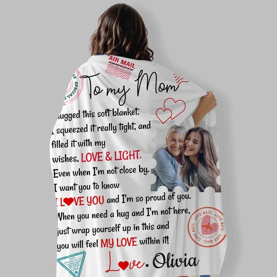 To My Mom Blanket - With My Wishes - Shared Gifts