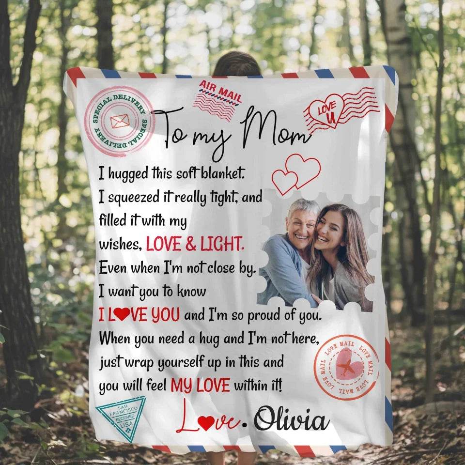 To My Mom Blanket - With My Wishes - Shared Gifts