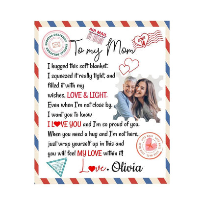 To My Mom Blanket - With My Wishes - Shared Gifts