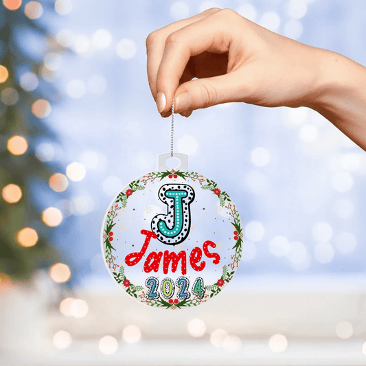 Trending Dalmaspot Font Christmas Ornament - Shared Gifts