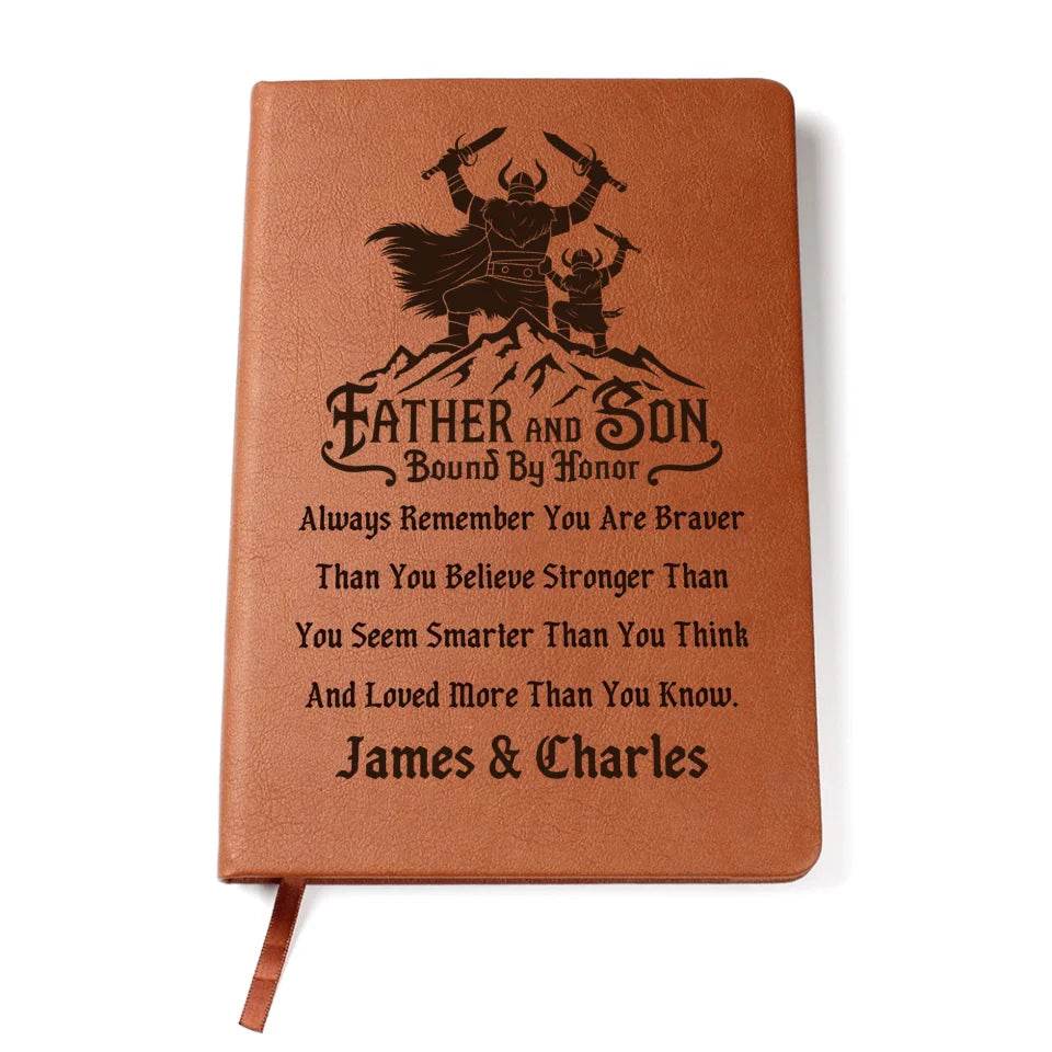 Premium Leather Journal - Father and Son Gift - Shared Gifts