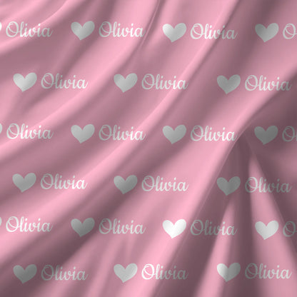 Personalized Jersey Fleece Name Blanket