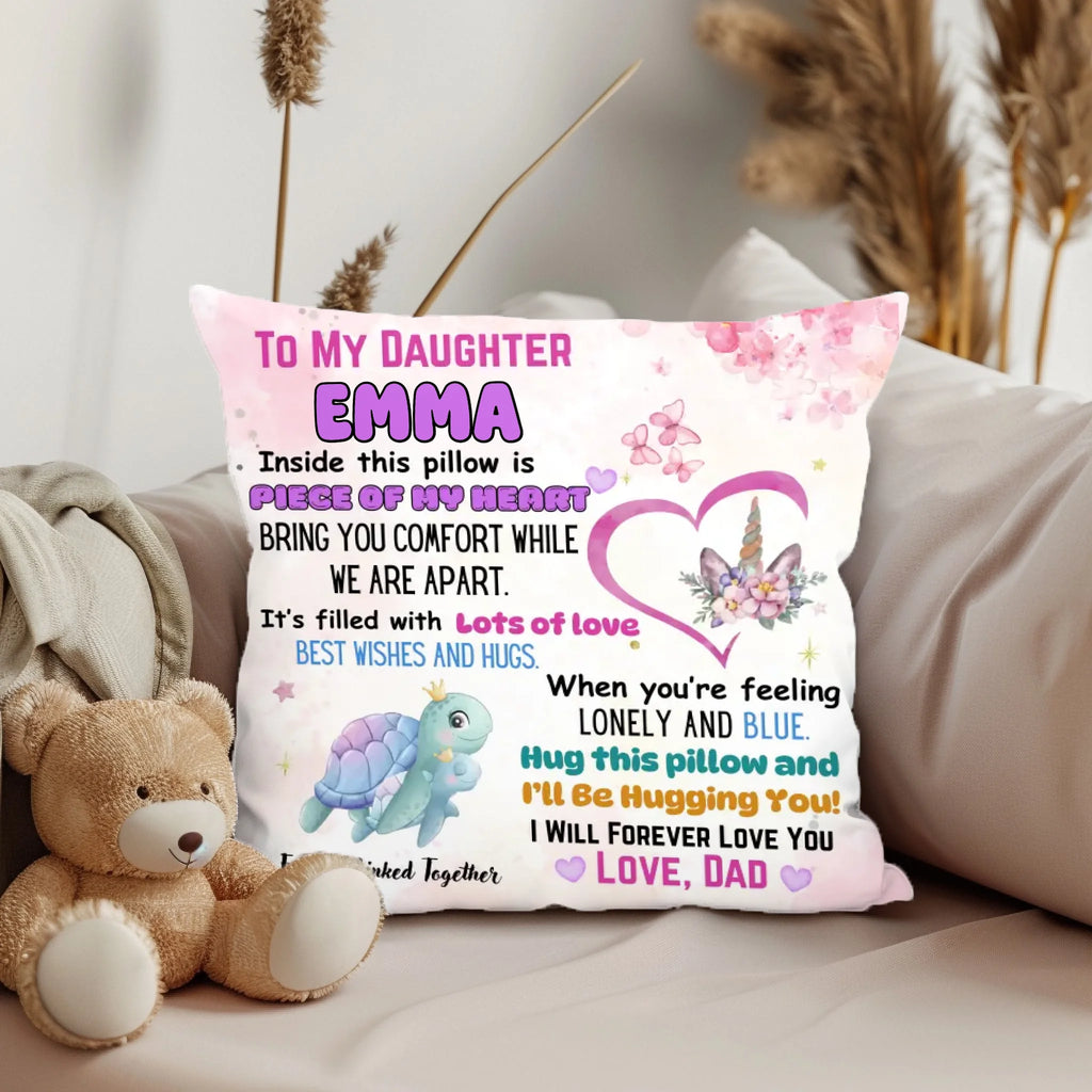 To My Son and Daughter – Personalized Square Pillow