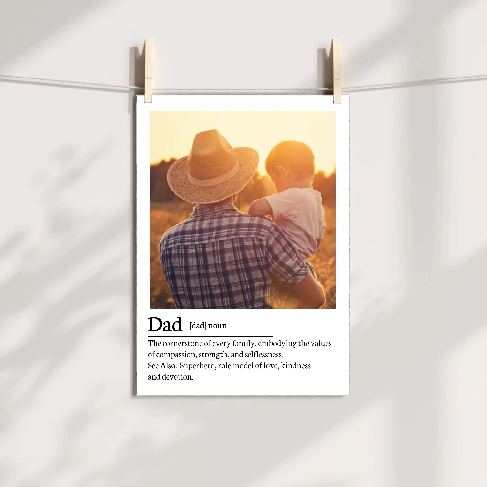 Dad Definition Premium Matte Poster