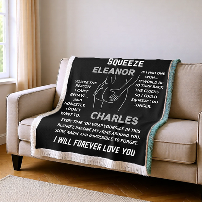Personalized Woven Blanket - To My Main Squeeze