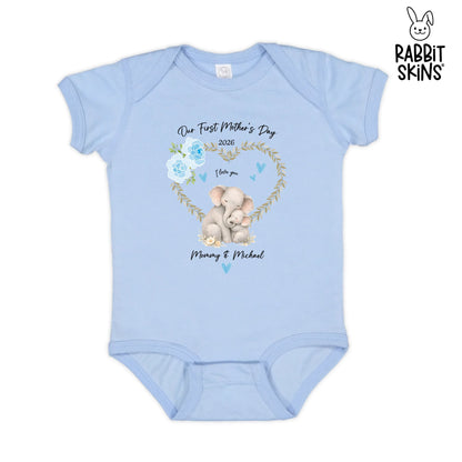 Baby Bodysuit Light Blue