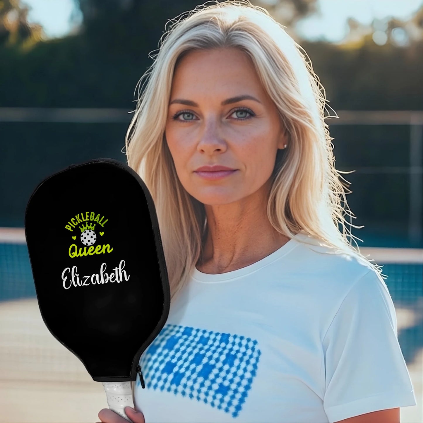Pickleball Mom™ Personalized Paddle Cover – Protective Case