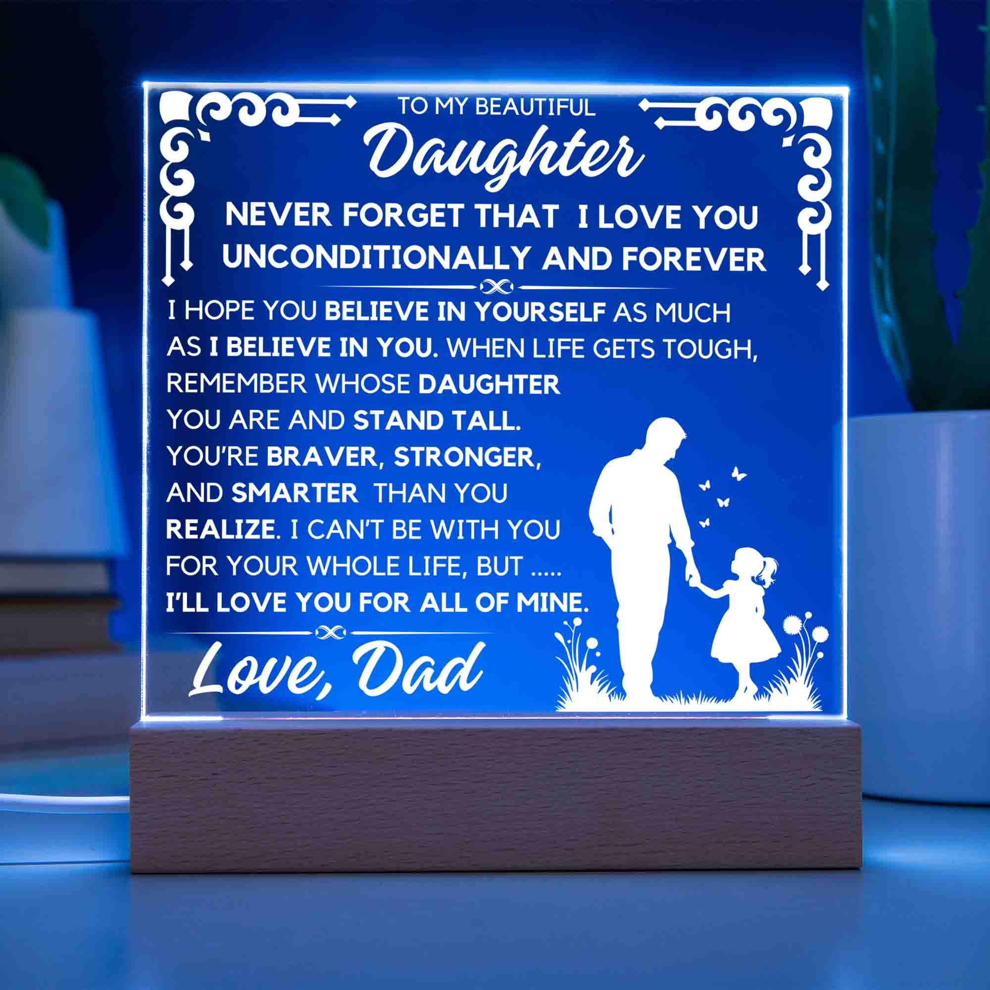 To My Daughter - Unconditionally and Forever - Shared Gifts