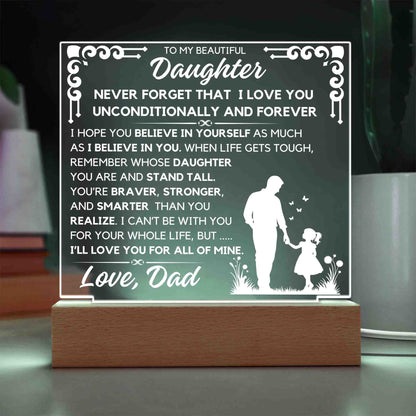 To My Daughter - Unconditionally and Forever