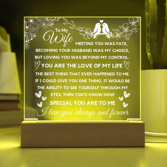 To My Wife - The Love Of My Life - Shared Gifts