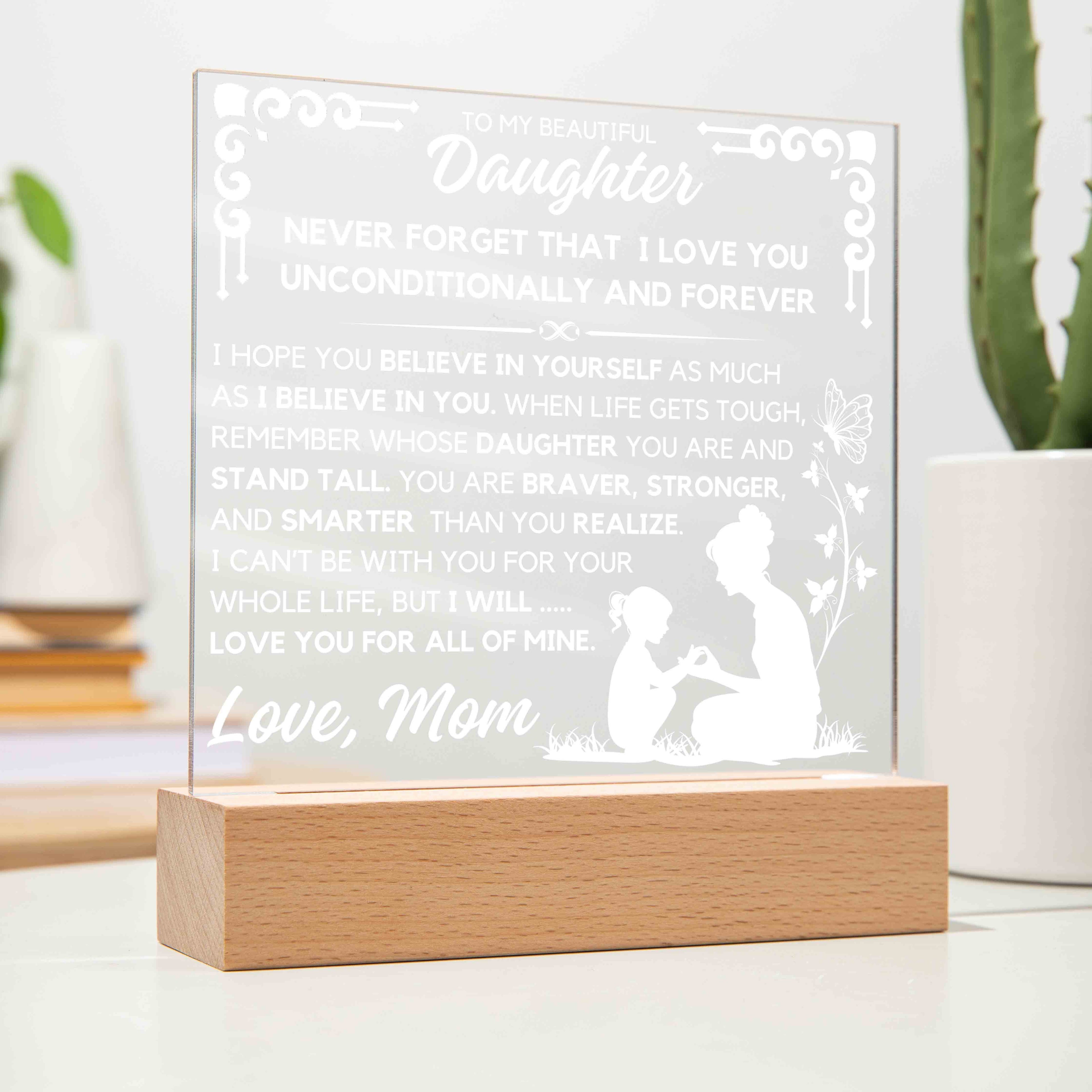 To My Daughter - Believe In Yourself - Shared Gifts