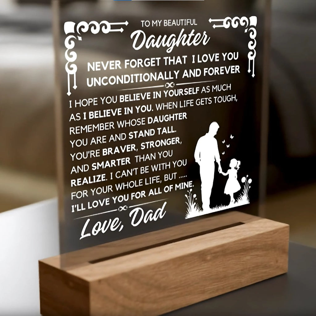 To My Daughter - Unconditionally and Forever